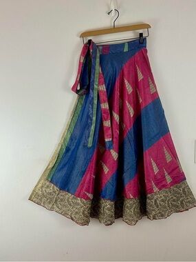 Reversible Maxi Wrap Skirt